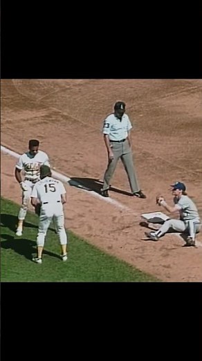 Rickey Henderson Steals 4 Bases in 1989 ALCS Game 2, a Playoff Single Game Record!