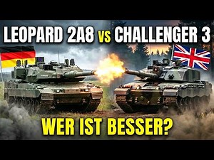 Neuer Deutscher Leopard 2A8 besser als der britische Challenger 3?!