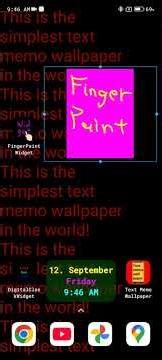 Finger Paint Widget