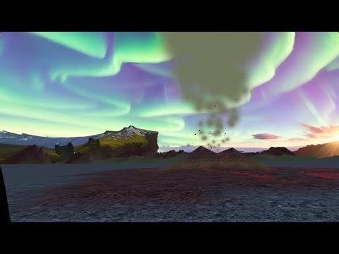 Built a Virtual Reality Volcano Simulator, with Real World Physics