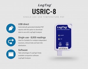 uSric-8 Single Use LogTag Data Logger - Loggershop