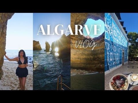 Algarve Portugal Vlog 🇵🇹 | Hidden Beaches, Food Spots & Boat Day