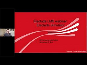 Electude USA - Simulator Webinar