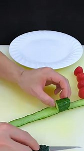 675K views · 6K reactions | Cucumber & Tomato Carving Art #carving #carvingart #carvingknife #fblifestyle | Fruit Art Style | Facebook