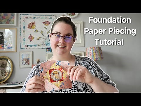 FPP Easy Beginner Tutorial | FOUNDATION PAPER PIECING