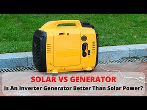 RV Inverter Generators - Better Than Solar?