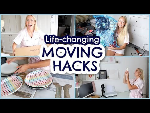MOVING HOUSE HACKS! PACKING HACKS & TIPS FOR MOVING | Emily Norris