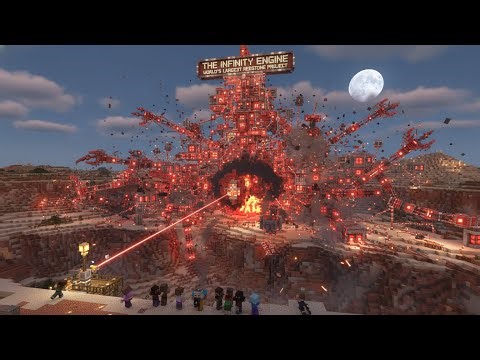 Creating the Biggest Redstone Machine Ever Built—Then Watching It Collapse in Seconds