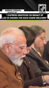 PM Modi expresses gratitude towards Jordanian King for warmly receiving him & Indian delegation