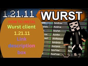 How to install wurst Client 1.21.11