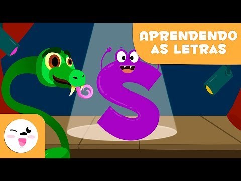 Aprenda a letra "S" com a Sara, a serpente - Abecedário