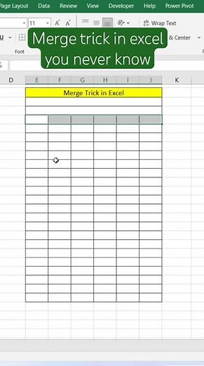The Smartest Merge Trick in Excel You Never Knew! 🤯 | ExcelWithPaji