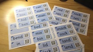 24K views · 57 reactions | Phonics QR Code Scan and Read word cards!...