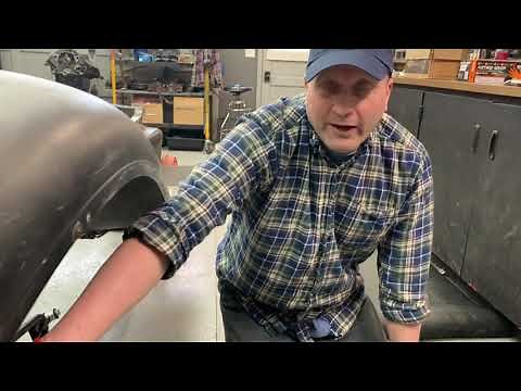 How to install a drilled and dropped axle in a Model A boxed frame build.