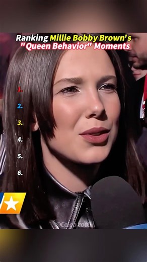 Ranking Millie Bobby Brown's "Queen Behavior" Moments.#milliebobbybrown #strangerthings #Stranger