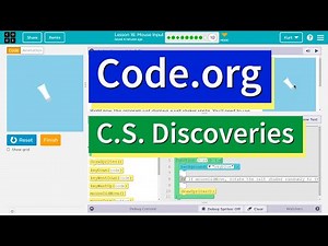 Code.org Lesson 17.8 D Mouse Input | Tutorial with Answers | Shake the Salt Movement Challenge D