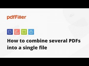 Combine & Merge PDF Documents