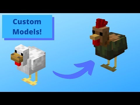 How To Make Mobs In Minecraft With Custom Models