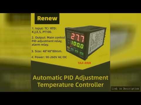 Ta4-rnr Automatic Temperature Control Display Digital Tc Rtd Input PID adjustment Relay Output Therm