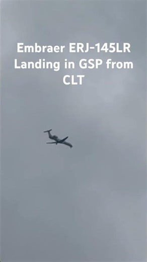 American Eagle Embraer ERJ-145LR Landing in GSP from CLT #jesuslovesyou #expressjet #dreamlifter