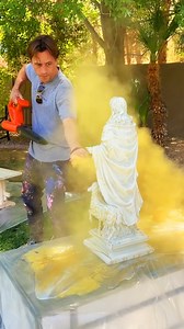 Statue of Jesus Transformed into Gold Marble! 😍 ✝️️ Please be advised that this page’s videos are intended for entertainment purposes only. The videos on this page include scripted dramas, satires, parodies, magic tricks, pre-recorded videos, and other forms of entertainment. Names, characters and incidents are often the product of the director’s imagination, so any resemblance to actual persons or actual events is purely coincidental. This original video was produced by Rick Lax Productions an