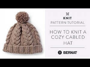 How to Knit a Cozy Cabled Hat