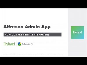 The new Alfresco Admin Application for ACS and APS (Enterprise)