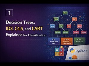1 Decision Trees: ID3, C4.5, and CART Explained for Classification