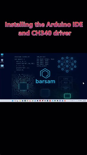 Barsam Mirfendereski on Instagram: "How to Install Arduino & CH340 Driver 💻 | Quick Guide Simple and easy setup for Arduino UNO! Install CH340 driver and start uploading your first sketch ⚙️ Watch the full guide 👇 ▶️ YouTube.com/@BarsamMirfendereski #Arduino #CH340 #Electronics #DIY #Programming #TechTutorial #Engineering #BarsamMirfendereski"