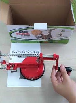 How to Use Apple Peeler Corer Slicer
