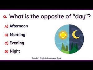 Grade 1 English Grammar Quiz | 25 Tricky Questions | Only 1% Can Pass!