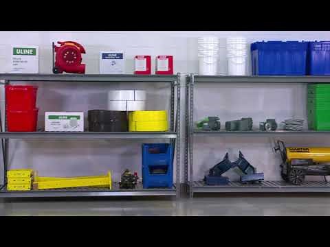 Bulk Storage Racks with Steel Decking