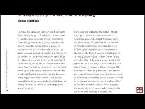 Rockefeller Foundation - Lock Step - Pandemic Simulation