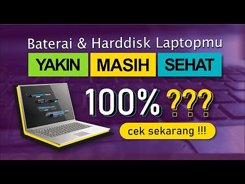 Cara Cek Kesehatan Baterai Laptop Windows 10 & Harddisk Laptop Tanpa Aplikasi Tambahan & HDsentinel