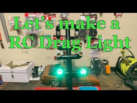 Making a RC Drag Racing start light {Great for No Prep RC Drag Racing.}