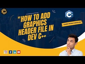 How to setup graphics.h in Dev C