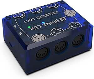 CME WIDI Thru6 BT - 2-in-6-out MIDI Thru with 5-pin DIN and Bluetooth - High-speed transfer of all data