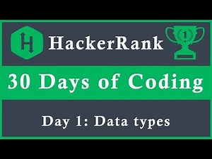 Day 1: Data Types | 30 Days of Coding | HackerRank | Java Language