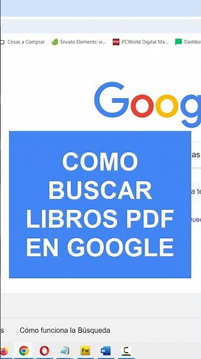 Como Buscar Libros PDF en Google (FÁCIL Y RÁPIDO)