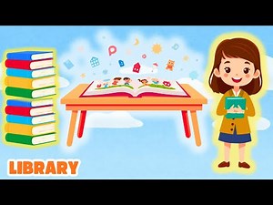 Visiting the Library 📚✨ – Educational Video for Kids
