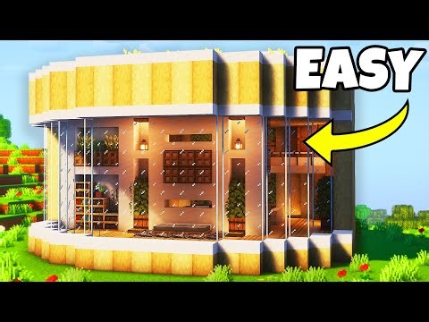 Easy Modern House in Minecraft | Tutorial