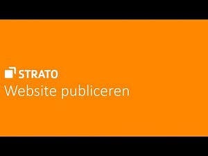 Website publiceren | STRATO Tutorial