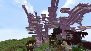 Minecraft, But Eating Spawns Random Structures