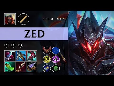 Zed Mid vs Cho'Gath - EUW Grandmaster Patch 25.24