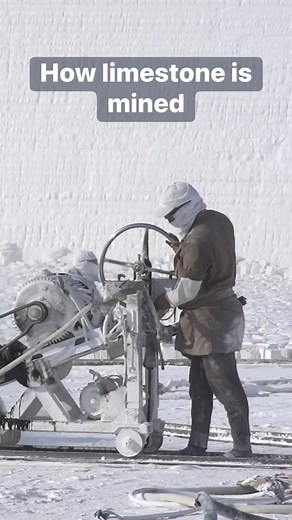 4.6M views · 60K reactions | Limestone is an important rock used to make many materials, including cement and glass. However, mining limestone is dangerous and difficult — miners risk their lives slicing the stone with razor-sharp blades. #limestone #mining #bigbusiness #insider | Insider | Facebook