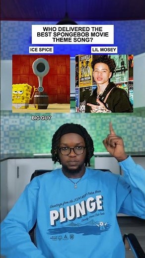 Who Delivered The Best Sponge Bob Song: Ice Spice "Big Guy" from ("The SpongeBob Movie) #shorts