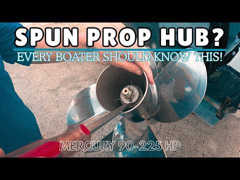 D.I.Y. Boat PROPELLER HUB Install - 2019+ MERCURY 225HP Jeanneau 795 NC