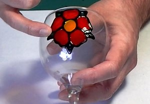 Pebeo Vitrea 160 Oven Bake paints review. -