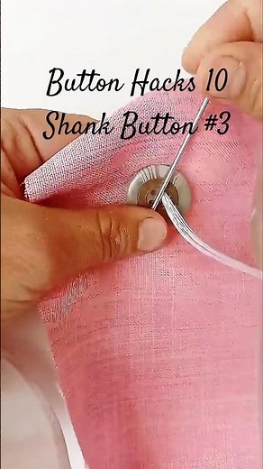 DIY Flat to Shank Button Hack