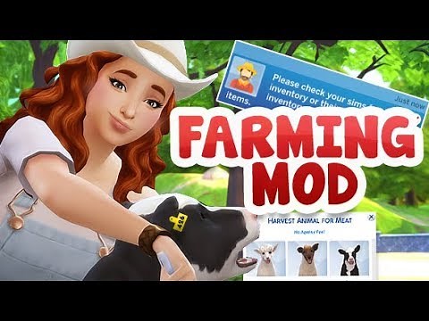MY FIRST FARM ANIMAL 🚜🐮 | THE SIMS 4 // FARMING MOD